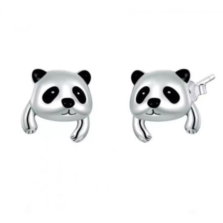 Ezüst fülbevaló - panda | Argento-ekszer.hu