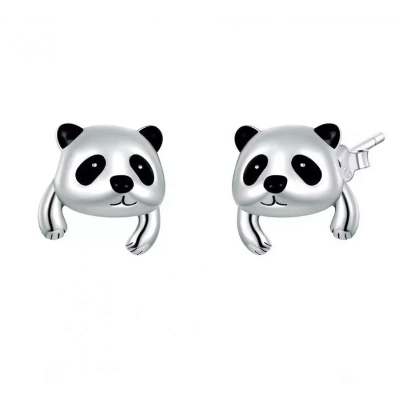 Ezüst fülbevaló - panda | Argento-ekszer.hu Ezüst fülbevaló - panda | Argento-ekszer.hu