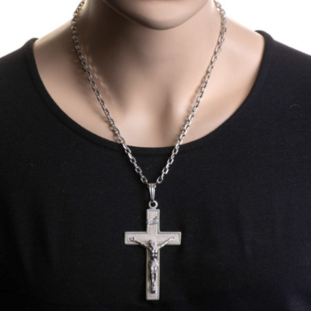 Ezüst medál - kereszt | Argento-ekszer.hu