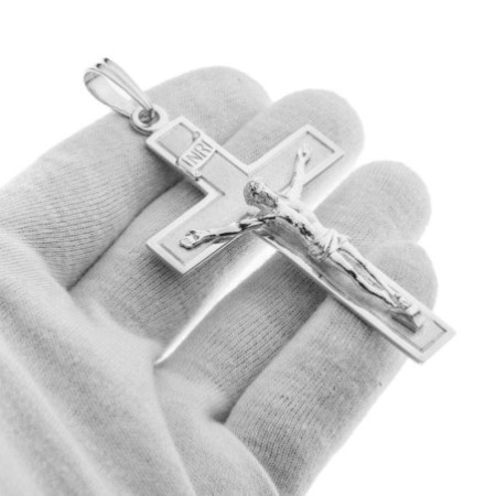 Ezüst medál - kereszt | Argento-ekszer.hu
