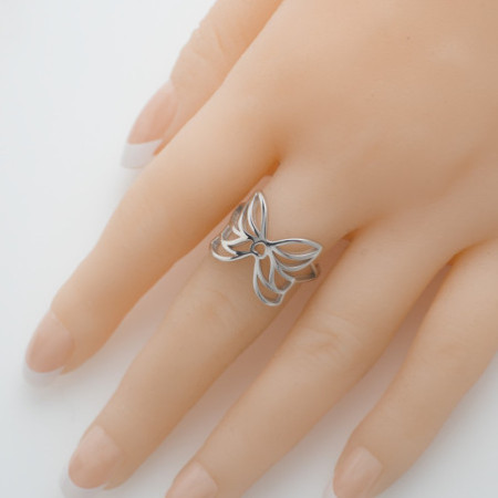 Ezüst gyűrű - pillangó | Argento-ekszer.hu