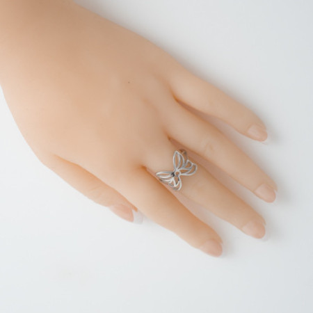 Ezüst gyűrű - pillangó | Argento-ekszer.hu